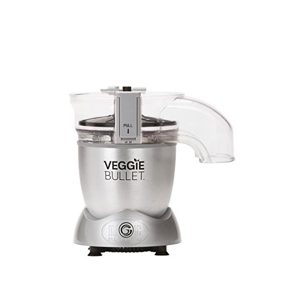 NutriBullet Veggie Bullet Déchiqueteuse électrique et trancheuse 500 W Argenté