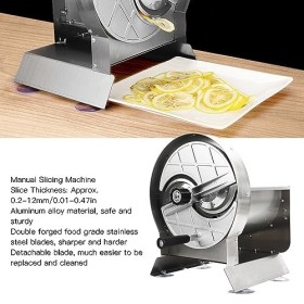 Trancheuse de légumes et de fruits commerciale, machine à trancher manuelle pour couper les choux, les oignons, les concombre