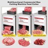 Memows Trancheuse à viande commerciale 850W, Trancheuse Électrique avec couteau de 3,5 mm, Coupe-Viande En Bande en acier Ino