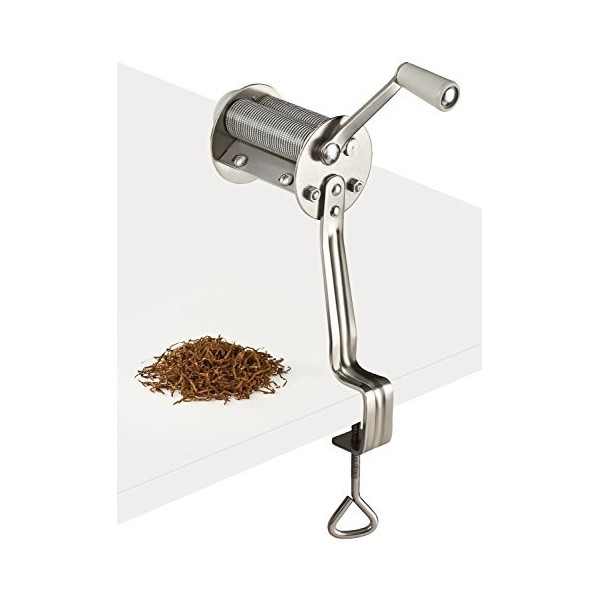Eurotabak Coupe-tabac TC-100 avec rouleaux à roulement à billes, largeur de coupe de 5 mm, coupe-tabac Trancheuses