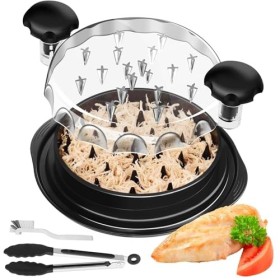 Wondora Broyeur de Poulet, Effilocheur Poulet, Déchiqueteuse de Poulet Transparente, Déchiquette Facilement Le Bœuf et Le A 