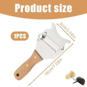 GXGM 1 Pièces Coupe Truffe,Trancheur de Truffes, Truffe Coupe-Fromage,Rasoir à Truffe, Rasoir à Truffe Trancheuse à Fromage à