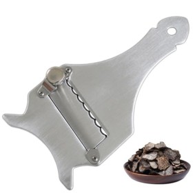 SGERUFZ Trancheur de Truffes, Rasoir à Truffe, Réglable, Eminceur en Inox, avec Trou Suspendu, pour Chocolat, Râpeuse, Coupe,