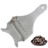 SGERUFZ Trancheur de Truffes, Rasoir à Truffe, Réglable, Eminceur en Inox, avec Trou Suspendu, pour Chocolat, Râpeuse, Coupe,