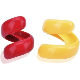 Lot de 2 coupe-saucisses en spirale pour hot-dogs - Coupe-saucisses manuel fantaisie - Pour barbecue et hot dogs - Gadget aux