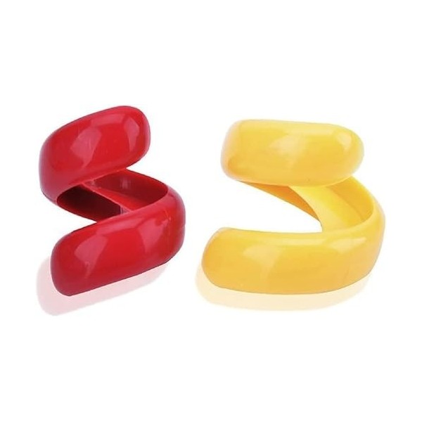 Lot de 2 coupe-saucisses en spirale pour hot-dogs - Coupe-saucisses manuel fantaisie - Pour barbecue et hot dogs - Gadget aux