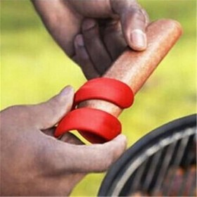 Lot de 2 coupe-saucisses en spirale pour hot-dogs - Coupe-saucisses manuel fantaisie - Pour barbecue et hot dogs - Gadget aux
