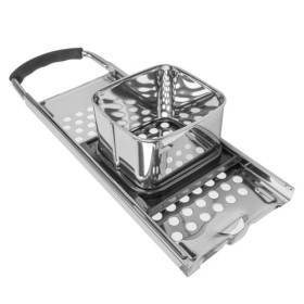 VOANZO Trancheuse à Spaetzle en Acier Inoxydable Trancheuse à Spaetzle Passe au Lave-Vaisselle Râpe à Spaetzle Presse à Spaet