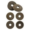 Paire démerigles n.2 Grain grossier ø51 mm - H15 mm - Ø trou 14,3 mm - Grain fin ø 51 mm h7 mm ø trou 14,3 mm-aiguiseur ai