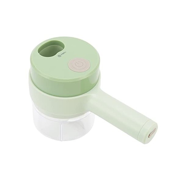 Trancheuse à légumes sans fil, coupe-légumes électrique 1200 tr/min tranche uniforme et coupe à disque pour cuisine