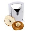 Hensych Trancheuse à bagel pour bagel - Outil de coupe auxiliaire pour outils de cuisine et gadgets - Plastique + acier inoxy