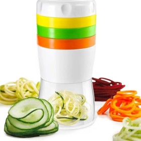 Wintem Outil de cuisine spiralisateur de légumes pour couper rapidement les courgettes, les mélanges et les concombres en spa