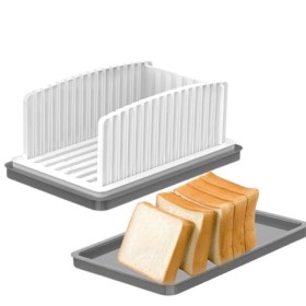 xocome Trancheuse à pain, multifonction pour sandwich/toast, poignée manuelle pliable et réglable pour couper le pain rapidem