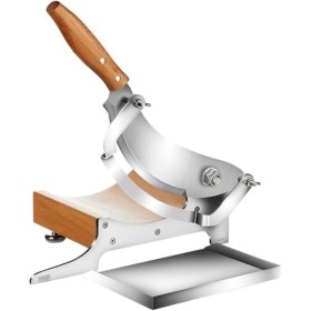 HEYOUTH Trancheuse de Viande congelée,Trancheuse manuelle,Épaisseur Réglable,pour la Cuisine à la Maison Agneau Porc Bœuf Poi