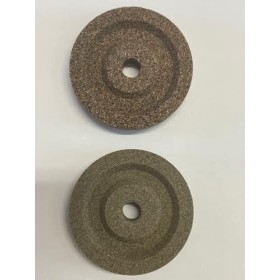 B280 BEST SOLUTIONS Lot de 2 meules moules, diamètre 40 mm – épaisseur 8 mm – trou de rechange 6 mm pour affûteur affûteur