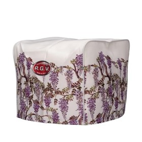 RGV COUVERTURE POUR AFFECTEUR - MOTIF GLYCINE - FABRIQUÉ EN ITALIE