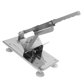 Coupe-Viande, Trancheuse de Viande Congelée Réglable 0,3-15 Mm, Coupe-bœuf de Mouton Manuel, Coupe-porc, Rouleau de Feuilles 