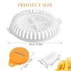 DIY Croustilles Fabricant, Pomme de terre végétale Crisp Chip Slicer Maker, Machine à chips de pommes de terre au four à micr
