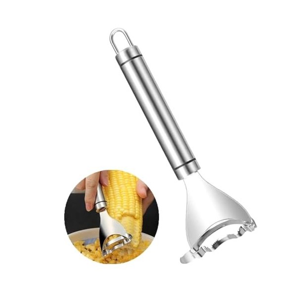 ieron Trancheuse de maïs en acier inoxydable de qualité alimentaire avec poignée ergonomique