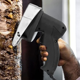 Topyond Machine à Trancher la Viande électrique Coupe-Viande Portatif avec Réglage De Lépaisseur Rasoir à Viande électrique 