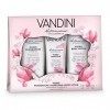 VANDINI Hydro Wellness Coffret cadeau femme - Coffrets avec lotion corporelle, gel douche et crème pour les mains - Ensemble 