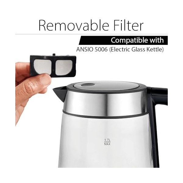 Filtre de rechange pour bouilloire en verre