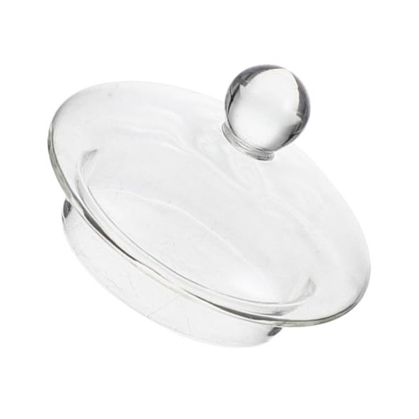 OUNONA couvercle de théière couvercle de remplacement de théière en verre couvercle en verre de théière couvercle transparent