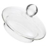 OUNONA couvercle de théière couvercle de remplacement de théière en verre couvercle en verre de théière couvercle transparent