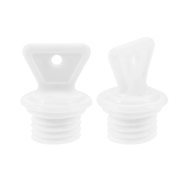 Lot de 2 bouchons de bouillotte en caoutchouc de 22,5 mm pour bouilloire sous vide
