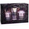 BRUBAKER Cosmetics - Coffret de bain & bien-être - Fleur de cerisier - 4 Pièces - Trousse à maquillage pratique - Boîte paill