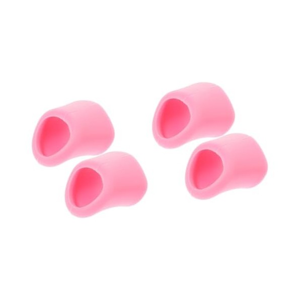 SHOWERORO Lot de 4 cache-becs de protection transparents pour bouilloire deau - Couvercles de bec verseur anti-gouttes - Ros