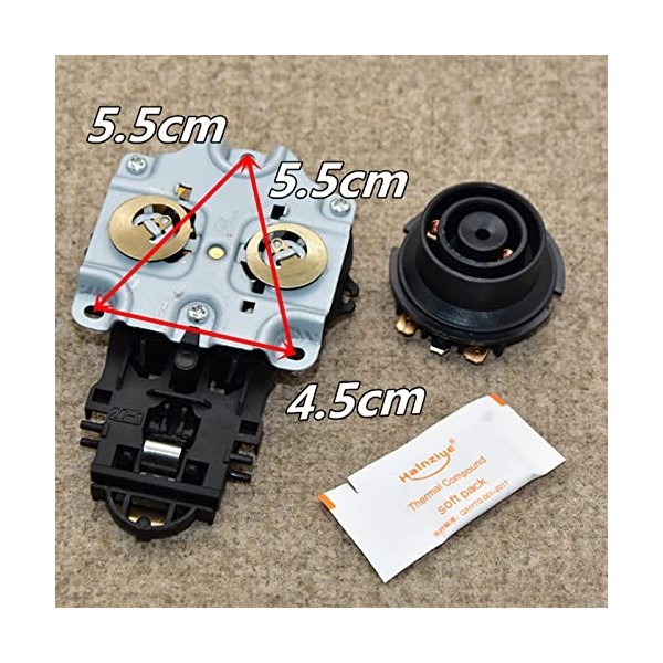 NUHFUFA Connecteur universel pour bouilloire électrique, coupleur, thermostat, interrupteur inférieur, remplacement pour acce