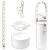 TTPSRY Owala Freesip Accessoires 4 Pièces Tissée Sangle de Poignée Étuis en Silicone Porte Clés Pendentifs pour 24 oz 32 oz 4