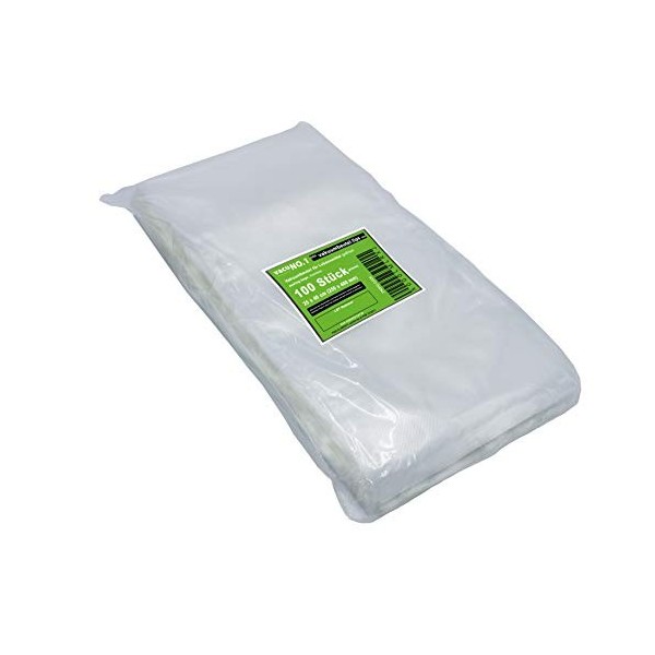 Sacs sous vi 3de alimentaire 25x40 cm gaufrés sacs de conservation 100 sacs sous vide texturés