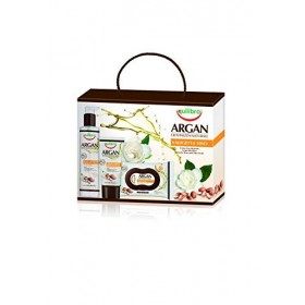 Equilibra Viso, Kit Visage Argan, Crème Visage Argan Hydratant, Lingettes Vis-Occhi Argan Struccants, Eau Micellaire Argan Ne