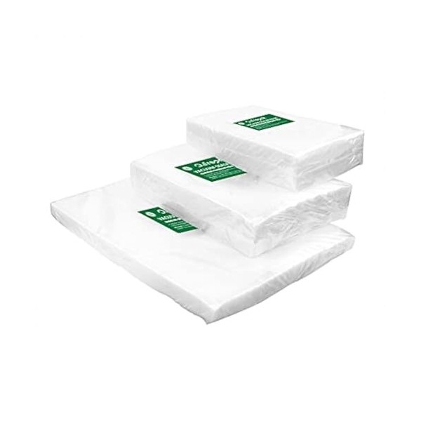 O2frepak 150 Sacs 15x25cm 50 et 20x30cm 50 et 28x40cm 50 Sacs Machine Sous Vide Alimentaire