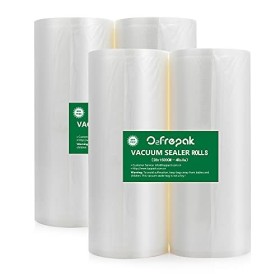 O2frepak 4 Rouleau 28x1500cm Rouleau Sacs Pour Machine Sous Vide Alimentaire,sans BPA et LFGB Sac de Congelation Sous Vide,Co