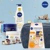 NIVEA Q10 Trousse Energy 1 x 1 pce , Trousse de toilette garnie contenant 3 soins visage et corps, Coffret cadeau femme idéa