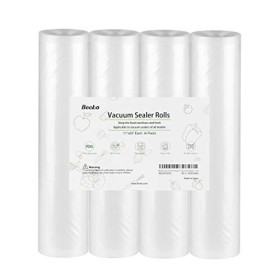 Becko Rouleaux de films pour emballage sous vide, sans BPA et approuvé par la FDA, s’adapte librement, pour la plupart des ap