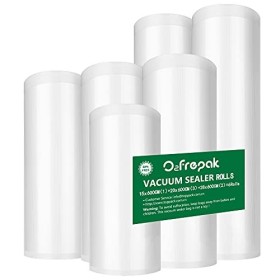 O2frepak 6Rouleau15x600cm 1 et20x600cm 2 et28x600cm 3 Rouleau Sacs Pour Machine Sous Vide Alimentaire,sans BPA et LFGB Sac de