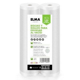 Lot de 2 rouleaux demballage sous vide avec technologie Line + | Nouvelle formule, système rayé, multicouche, sans BPA, fabr