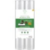 Lot de 2 rouleaux gaufrés de 20 x 600 cm pour emballer des aliments sous vide, dimensions adaptables, sans BPA WYN Whatever y