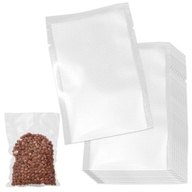 Lot de 100 petits sacs demballage sous vide - 7 x 10 cm - En nylon transparent - Sacs demballage universels sous vide - Sac
