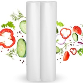 Rouleau de sacs sous vide pour aliments résistants, 2 rouleaux de sacs sous vide pour aliments 30 cm, sac gaufré sous vide po