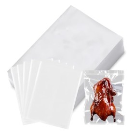Lot De 100 Sacs Sous Vide Alimentaire, Sacs Sous Vide Gaufrés, Sacs De Mise Sous Vide, Sachet Sous Vide Alimentaire, Sac Sous