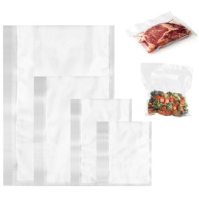 GBACHOOSE Lot de 200 sacs sous vide pour aliments 50 10 x 15 cm et 50 15 x 25 cm et 50 20 x 30 cm et 50 30 x 40 cm po