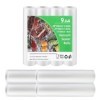 Bucomtu 9 volumes de Sac sous vide Alimentaire, rouleau sous vide alimentaire, Sac Sous-Vide, à lexclusion du bisphénol A, d