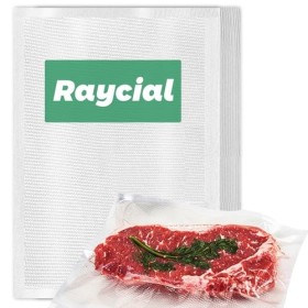 Lot de 50 sacs sous vide professionnels, 20 x 30 cm, pour toutes les machines à emballer sous vide et aliments, lavables à la