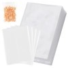 Lot de 100 sacs sous vide - 20 x 30 cm - Sacs de congélation alimentaire - Sans BPA - Sacs professionnels - Sacs sous vide po