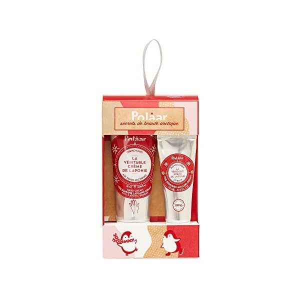 Polåar - Coffret Cadeau Kit Laponie aux 3 Baies Arctiques - Crème Mains 25 ml + Baume à Lèvres 10 ml - 2 Soins Beauté Hydrata